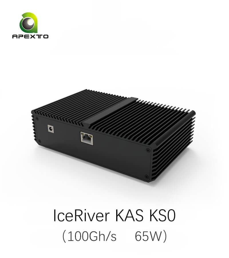 Used IceRiver KAS KS0 100GH 65W Including Power Supply KAS Mining Silent Home Use
