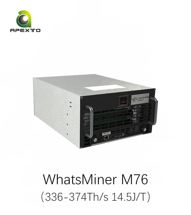 MicroBT WhatsMiner M76 336~374T 14.5J/T Bitcoin Miner Immersion Cooling